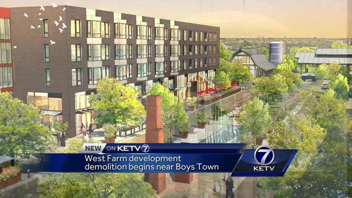 West Farm development demolition begins near Boys Town