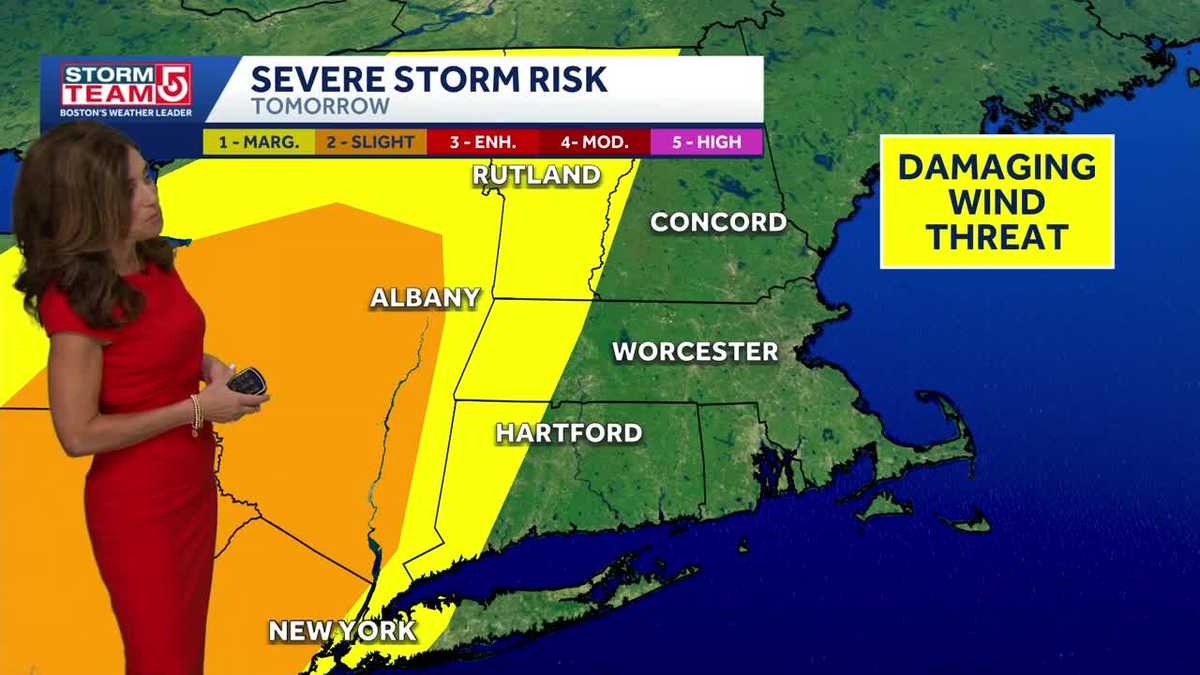  Afternoon storms possible Thursday