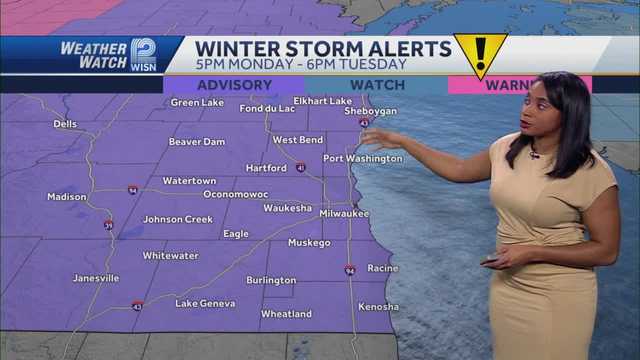 Impact Day Monday & Tuesday: Freezing Rain , Sleet & Breezy Winds - Vimarsana News