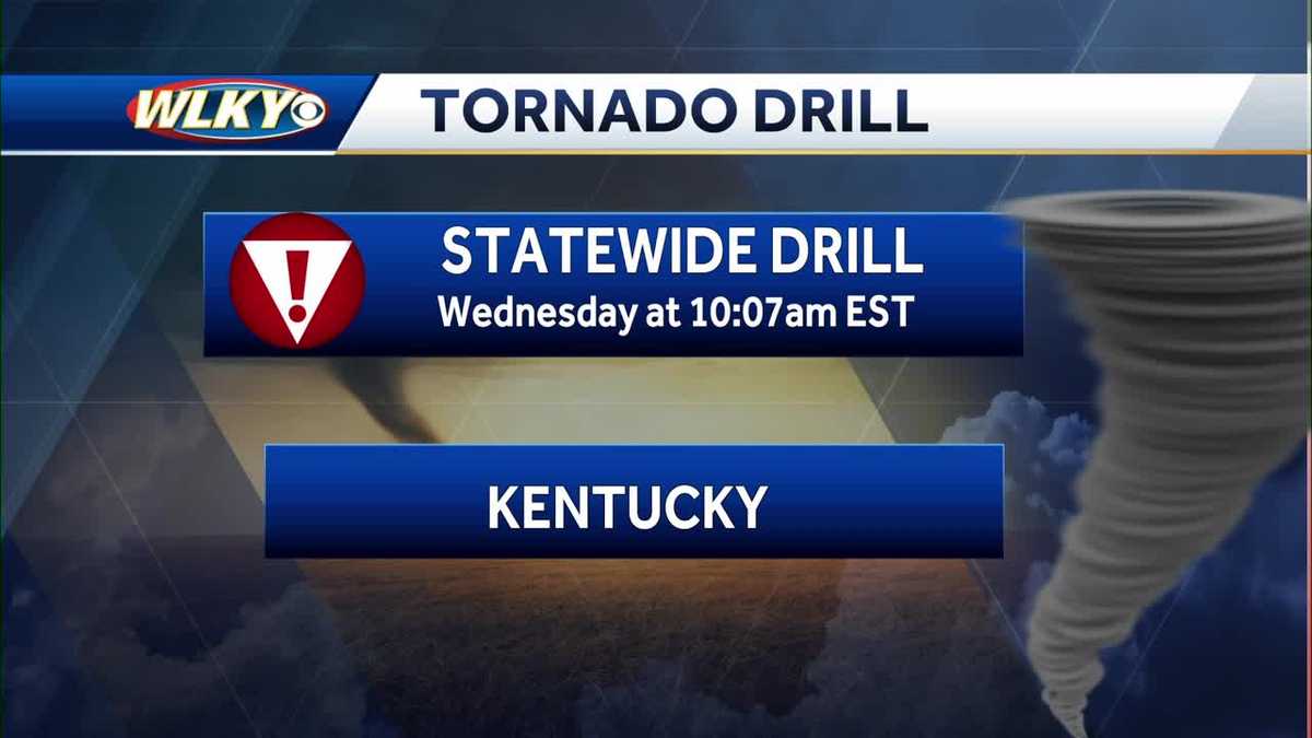 Reminder Statewide tornado drill scheduled in Kentucky on Wednesday