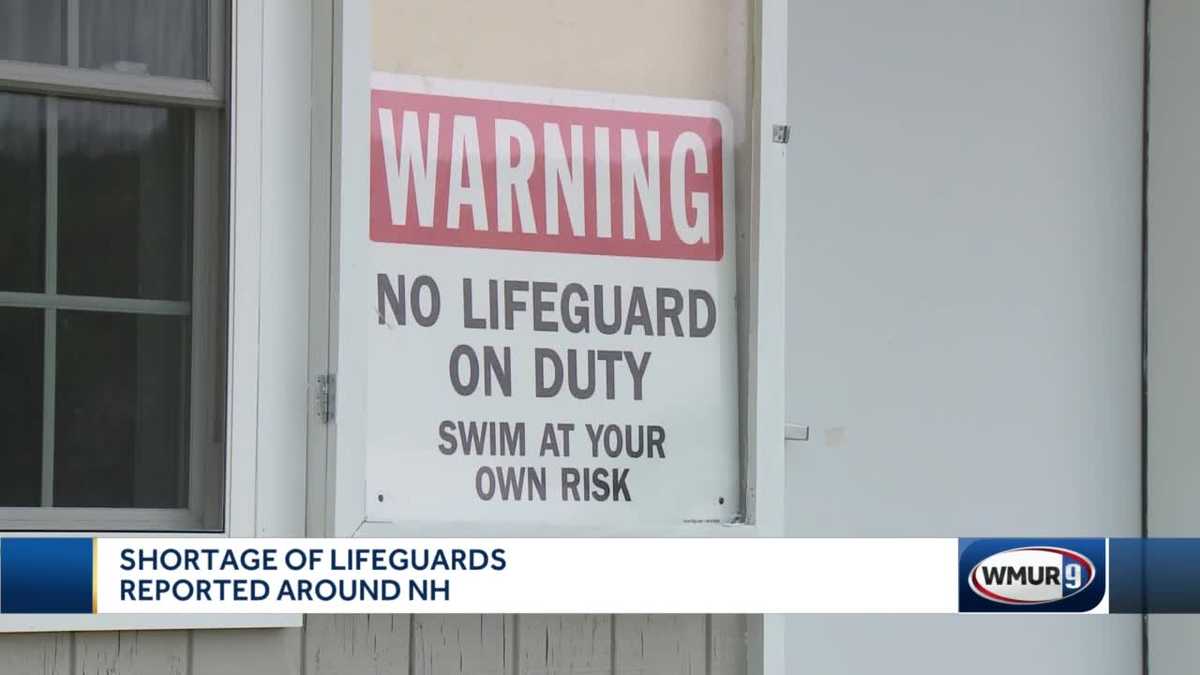 Shortage of lifeguards reported around New Hampshire