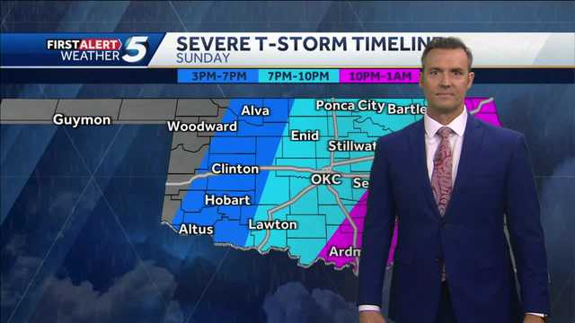 TIMELINE: Severe storms coming into Oklahoma over the weekend - Vimarsana News