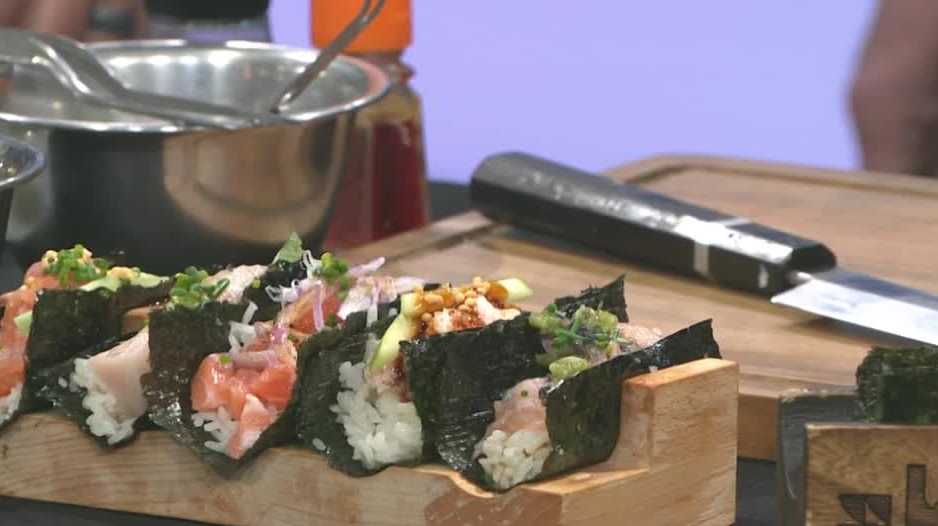Local, hand-rolled sushi will be one of many foods headlining annual AAPI Night Market