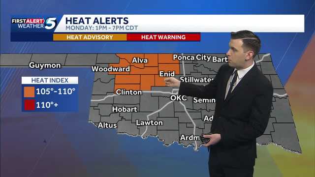 Heat & Storm Risk For Monday