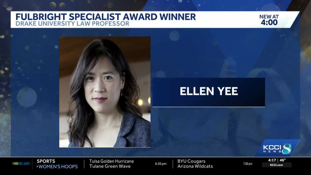 Drake University law professor receives Fulbright Specialist award