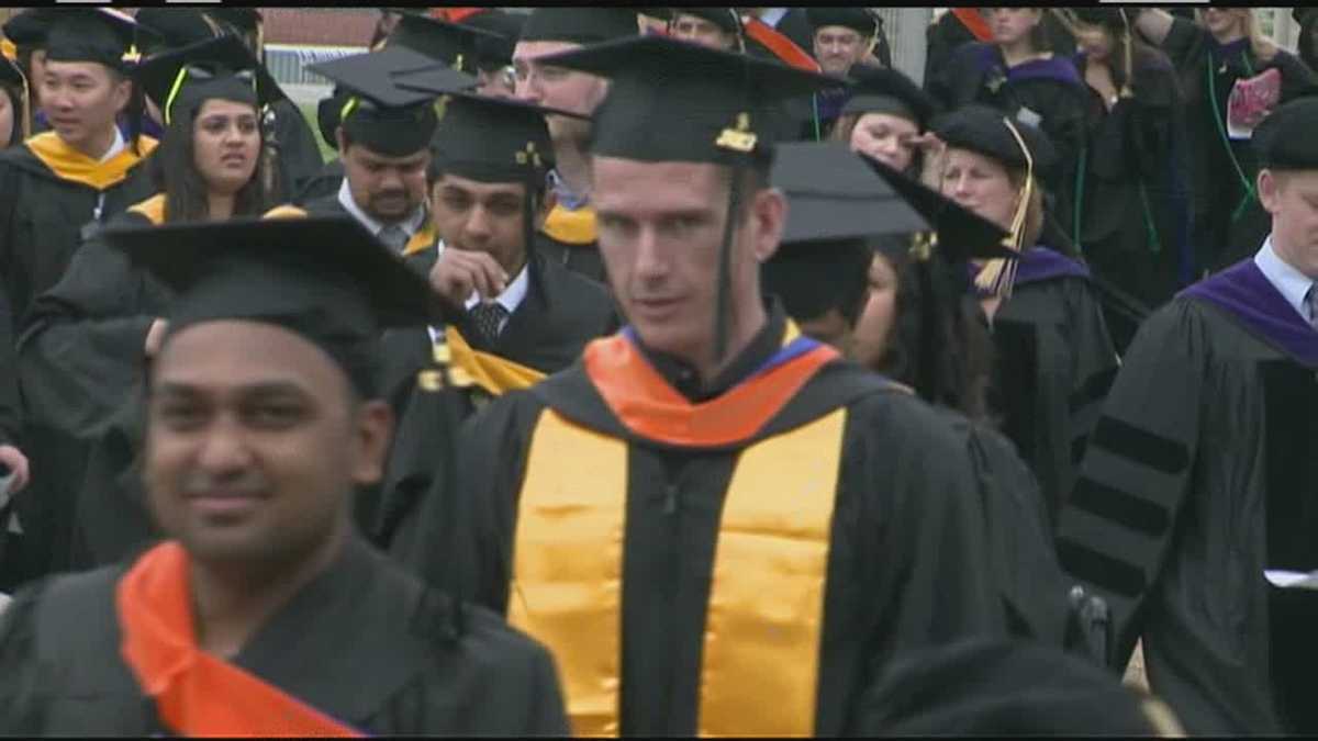 UMass Dartmouth commencement ceremonies honor bombing victims