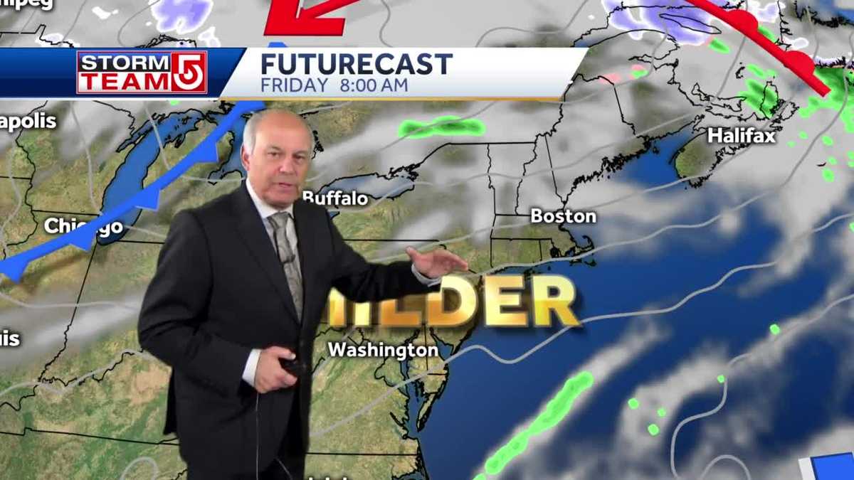 Video: Much milder for Friday, Saturday