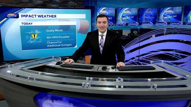 New Hampshire forecast video: Gusty winds today