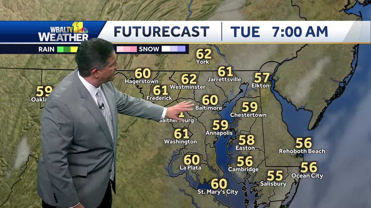 Warmer weather to come in Maryland