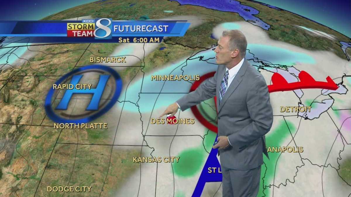 KCCI 8 video weather forecast