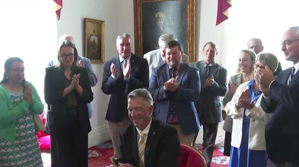 Ceremonial signing puts transformational Vermont education reform bill into law