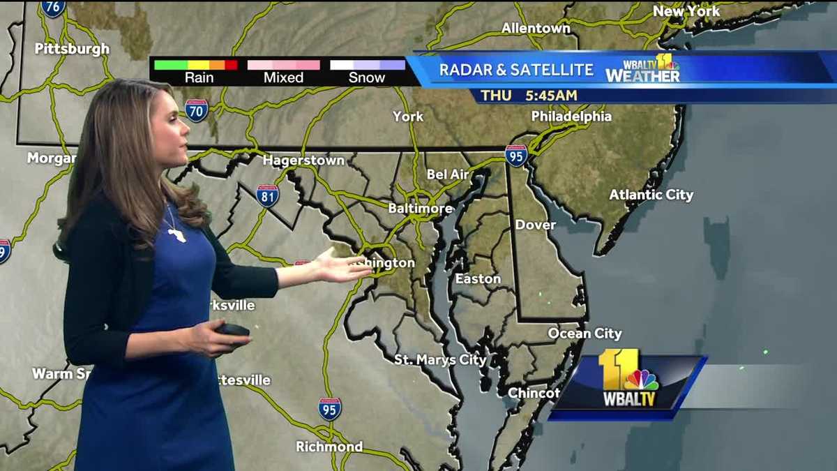 Mostly sunny and mild on Thursday
