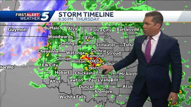 TIMELINE: Severe storms with threat of hail moving into Oklahoma - Vimarsana News