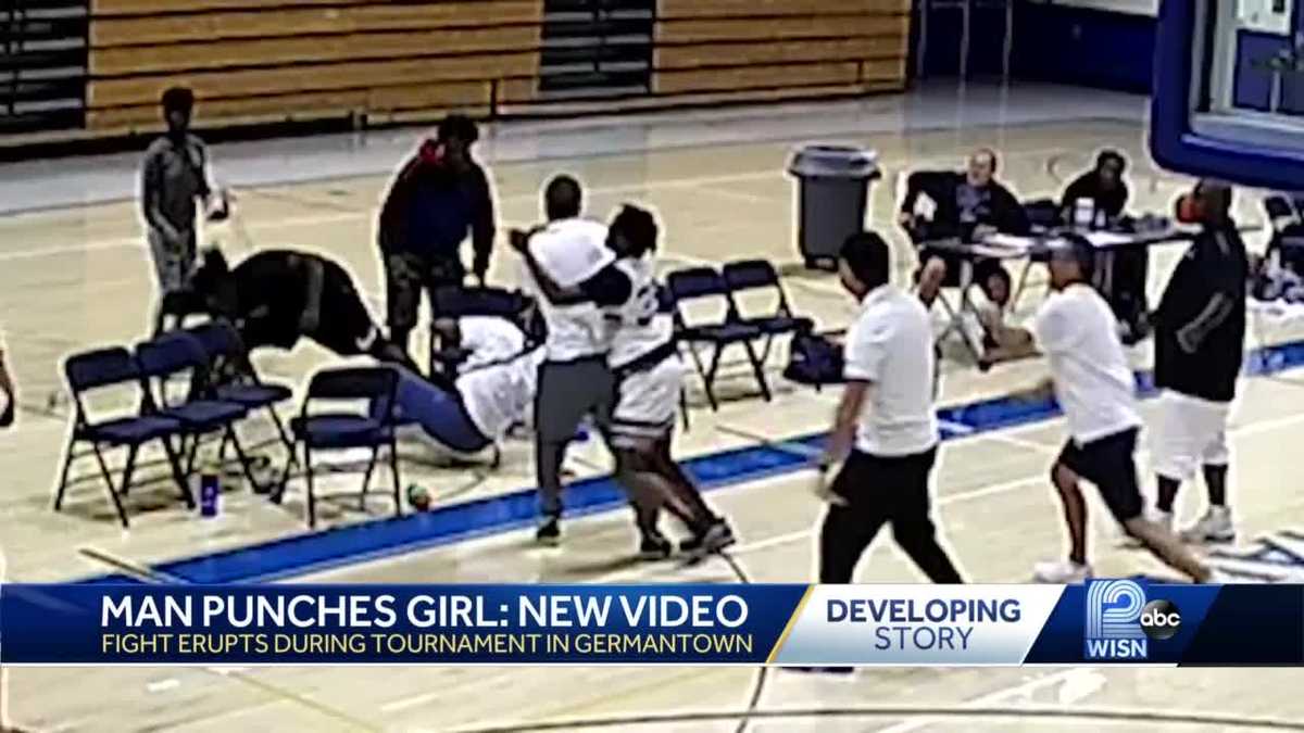 Man Punches Girl New Video Gives New Look At Basketball Brawl