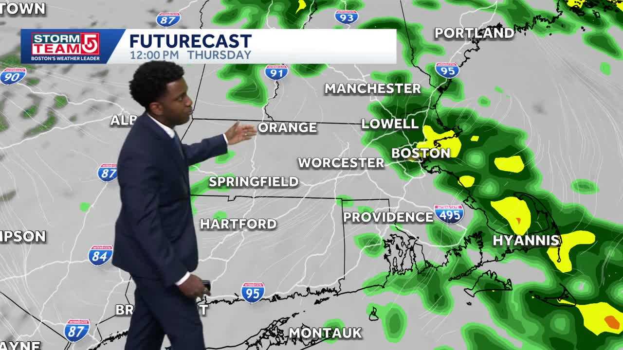 Video: Spotty showers, warmer next week