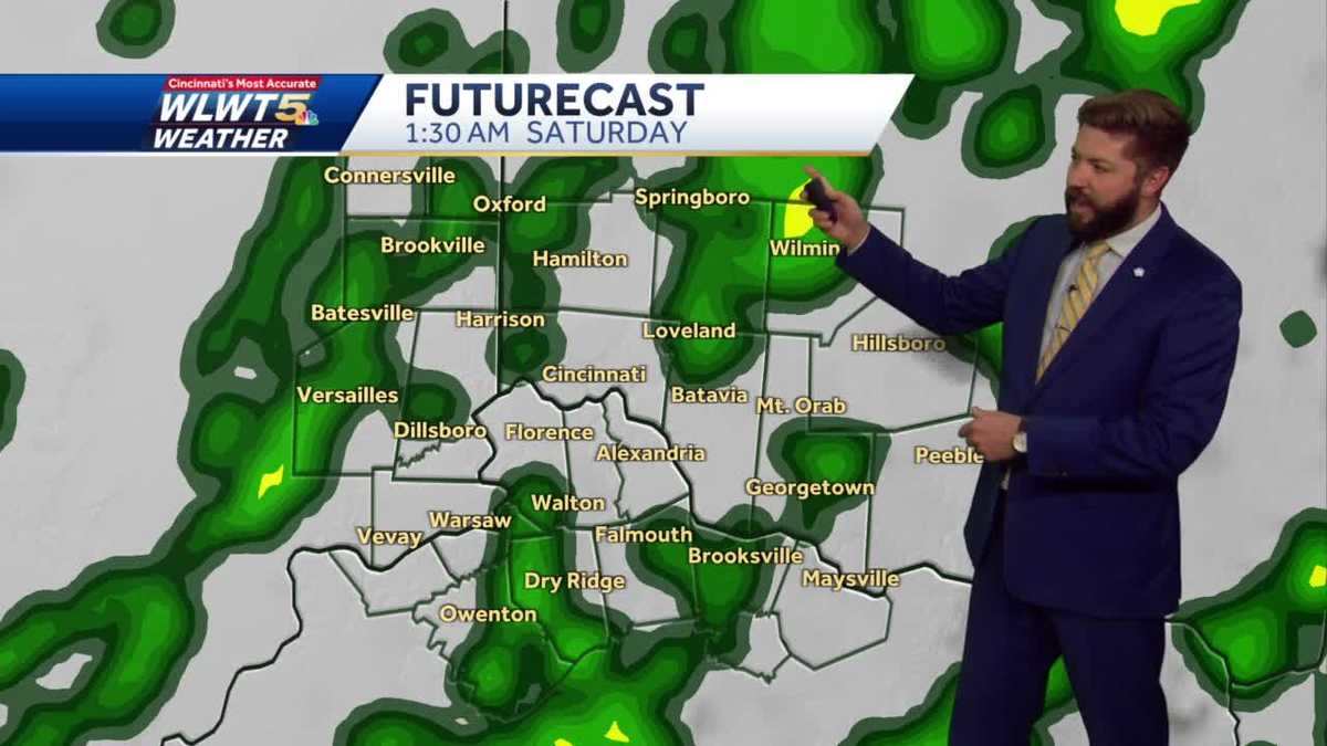 Showers overnight with cold air for the weekend