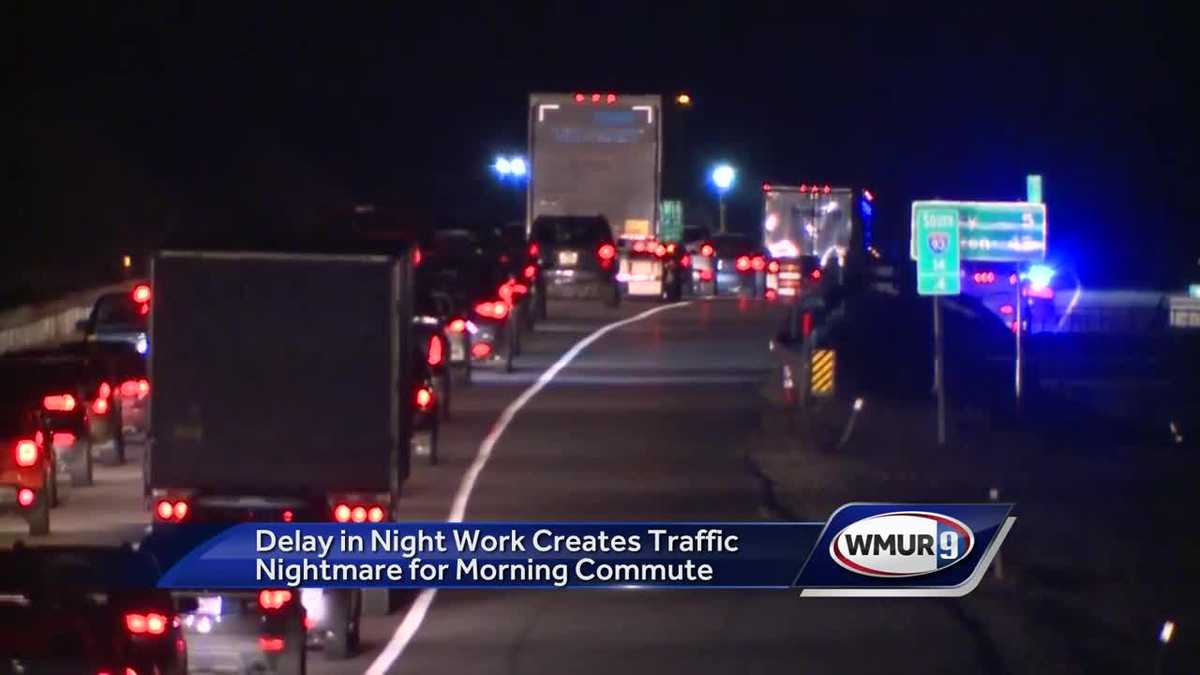 Delay in night work creates traffic nightmare for morning commute