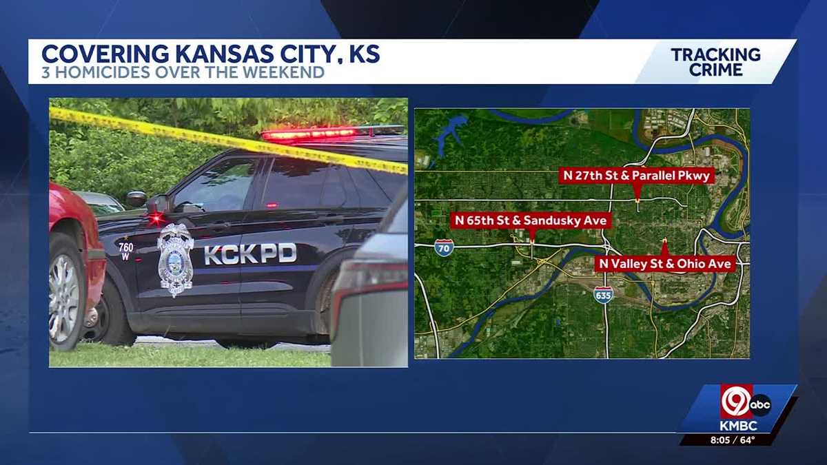 Kansas City, Kansas, police identify victims in 3 weekend homicides; 15-year-old killed