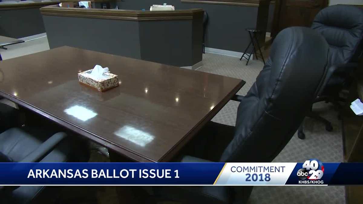 arkansas judge with 150 ballotes on his kitchen table