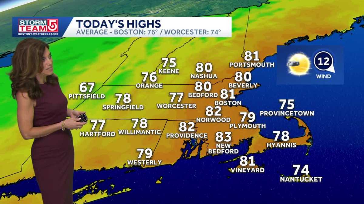 Video: Monday rain gives way to warmer week