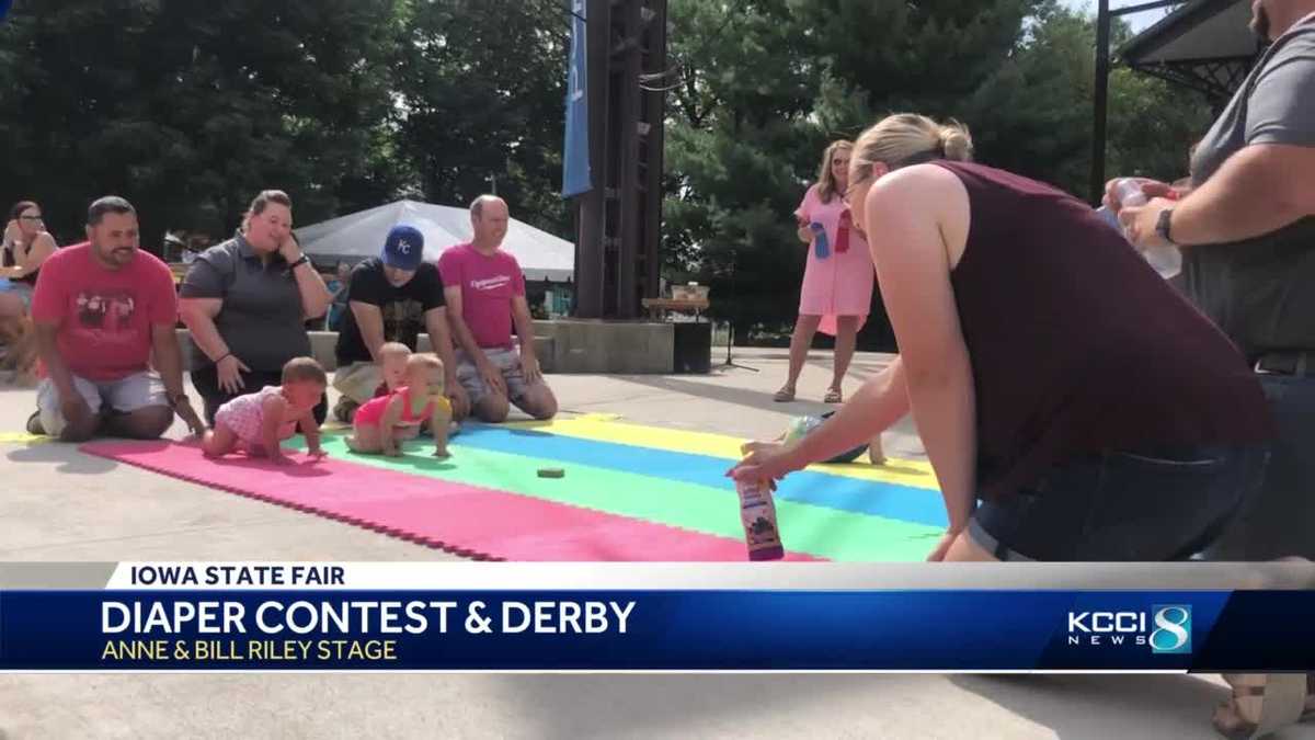 Day 9 of the Iowa State Fair features corn feed, diaper derby