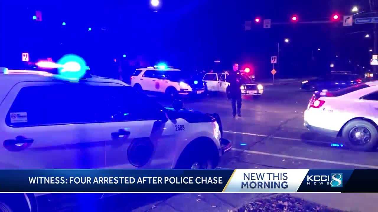 Overnight Police Chase Ends In 4 Arrests