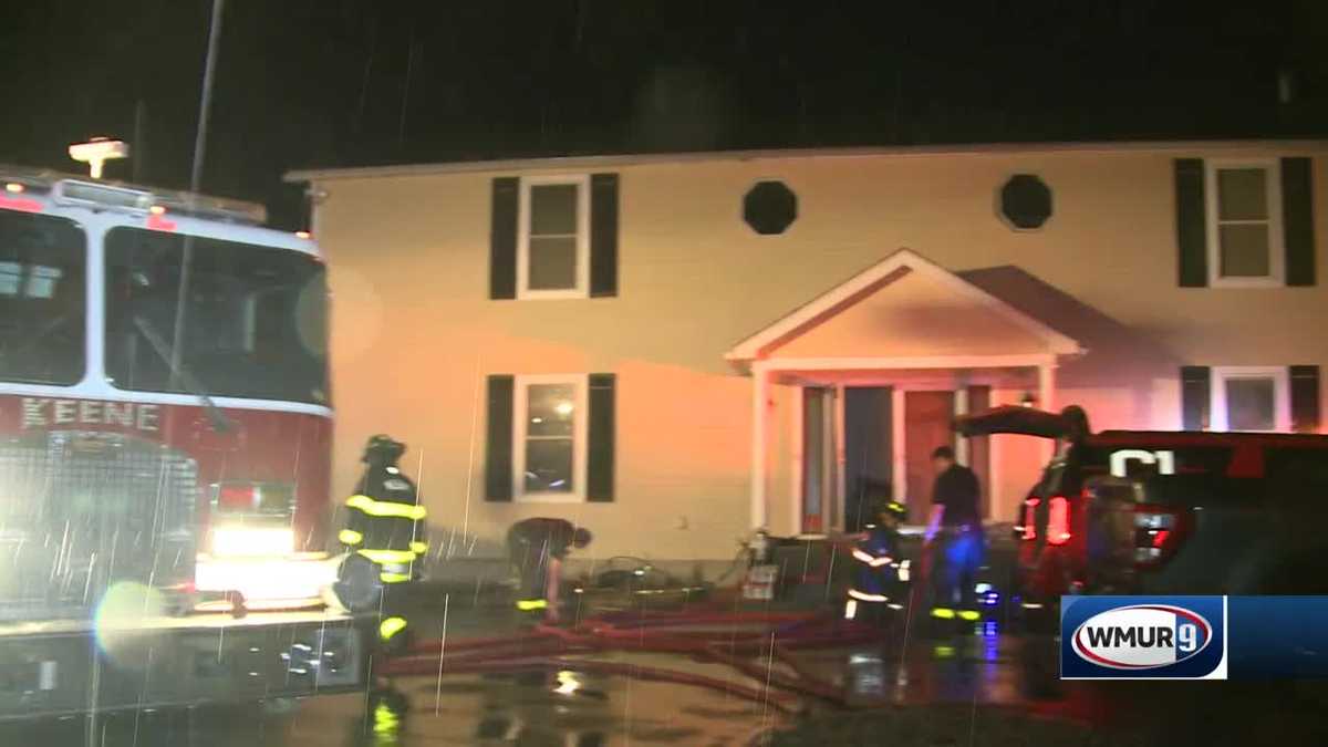 Swanzey, New Hampshire fire caused by lightning strike