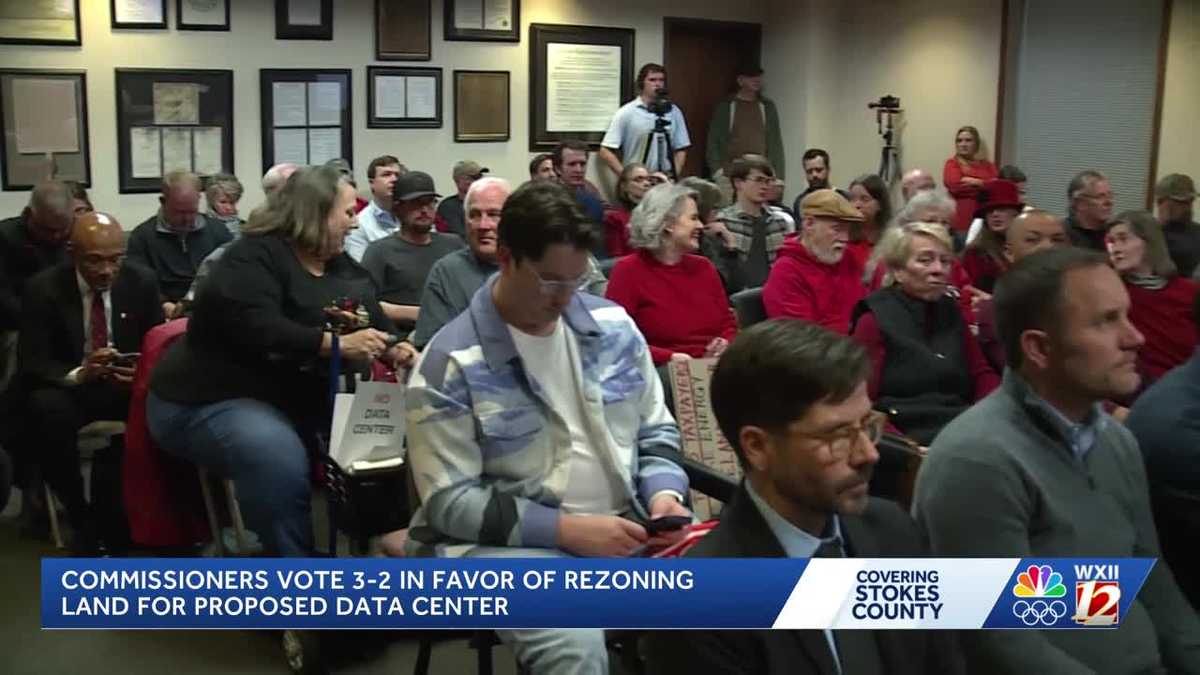 Stokes County commissioners approved rezoning for a proposed data center