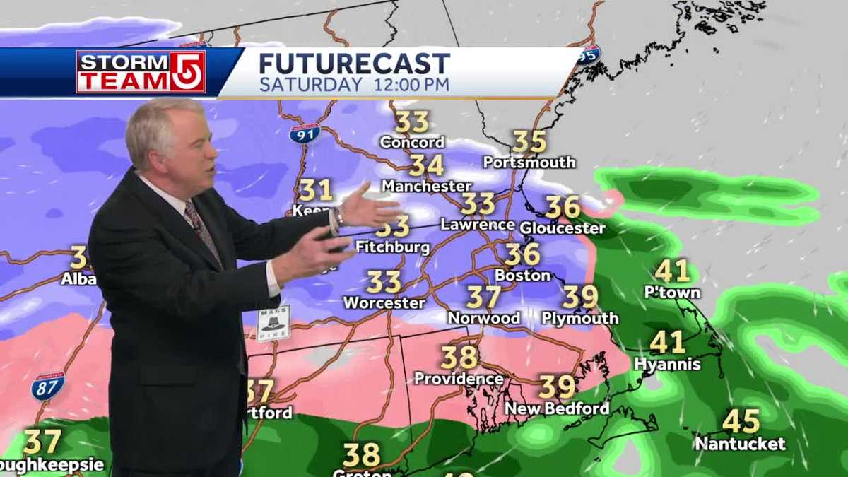 Video here s when where snow will fall this weekend