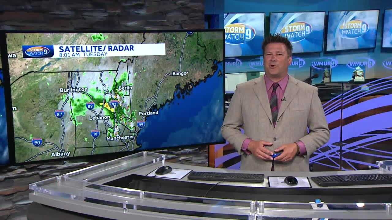 Watch: Scattered Showers, Thunderstorms Tuesday