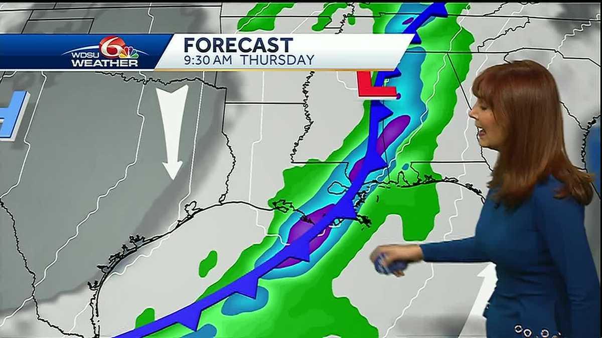 Rain and Storms early Thursday