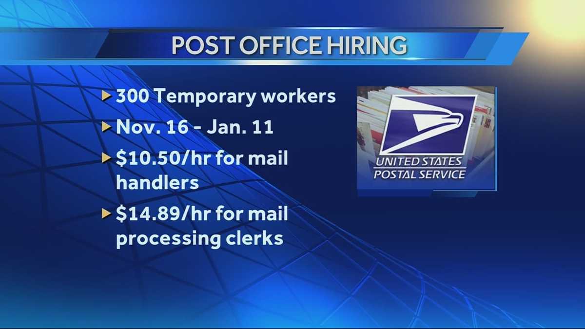 Seasonal jobs available at USPS in KC