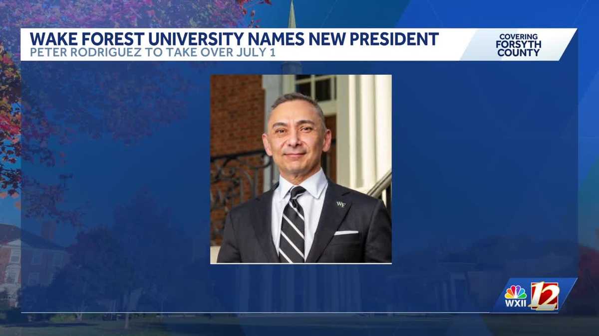 Wake Forest inaugurates Peter Rodriguez in Winston-Salem - WXII