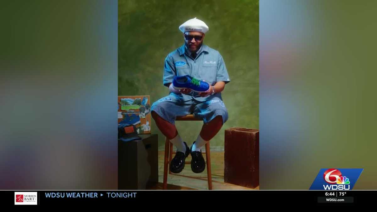 New Orleans designer debuts custom Nike sneakers celebrating Black culture at Martha's Vineyard Fashion Week