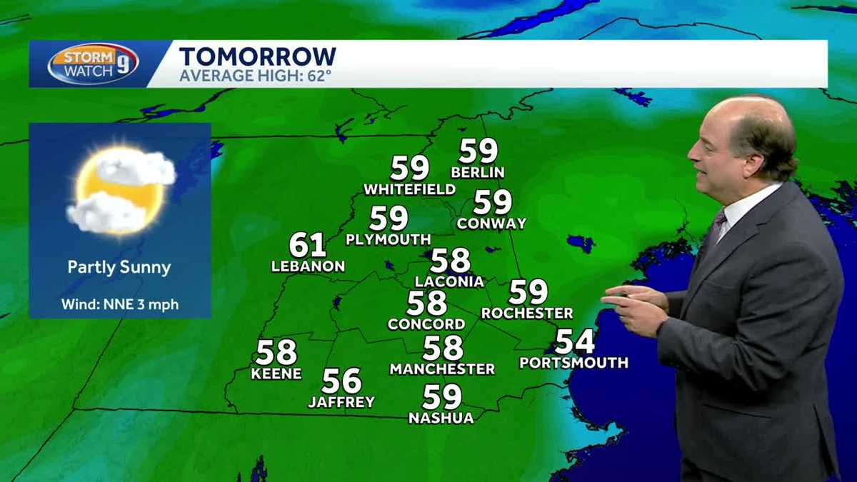 Video: Mostly dry over weekend in New Hampshire