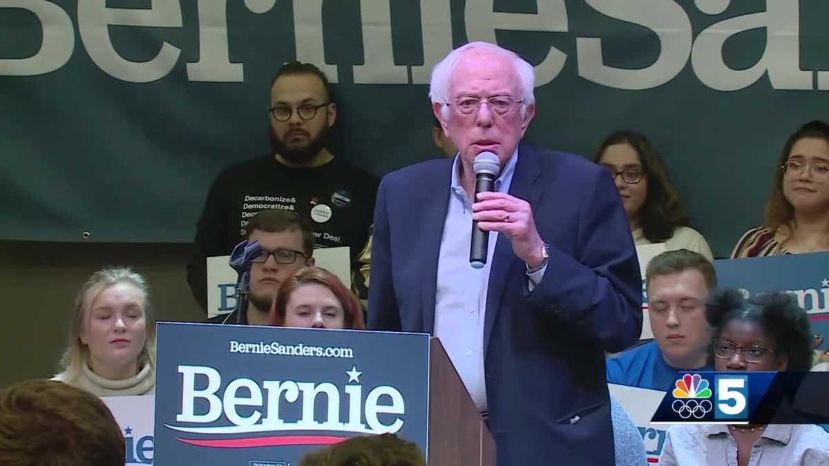 Sanders returns to Iowa ahead of Monday's caucus
