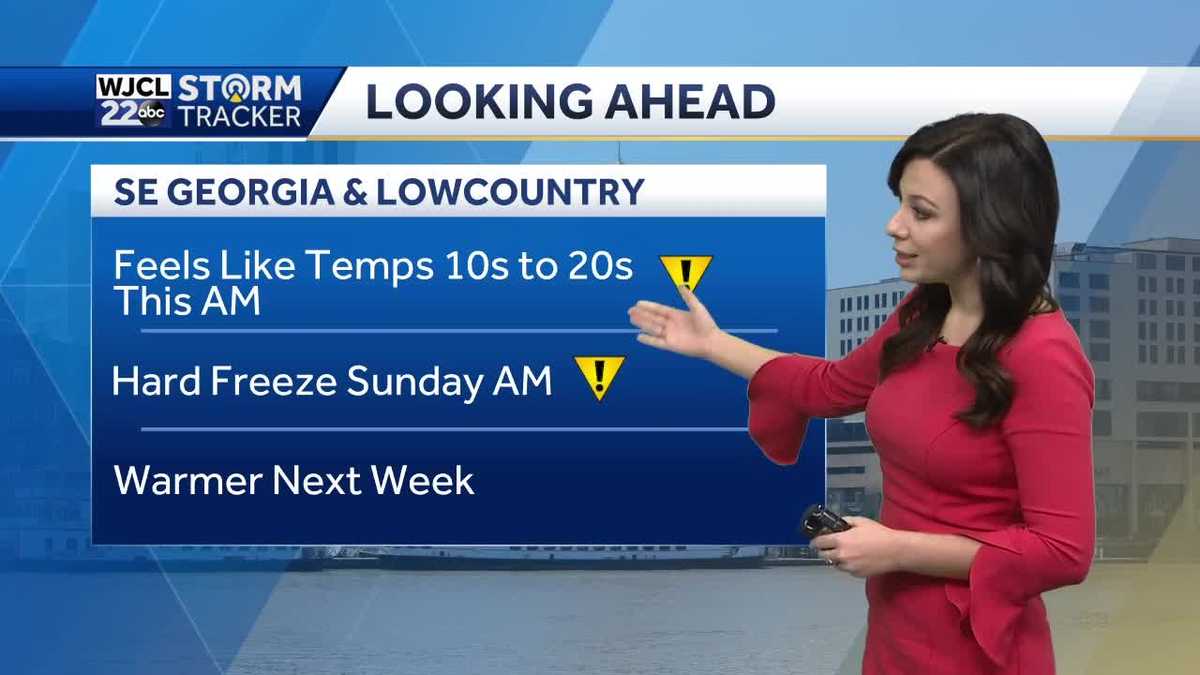 Freeze likely Sunday morning the a warming trend next week