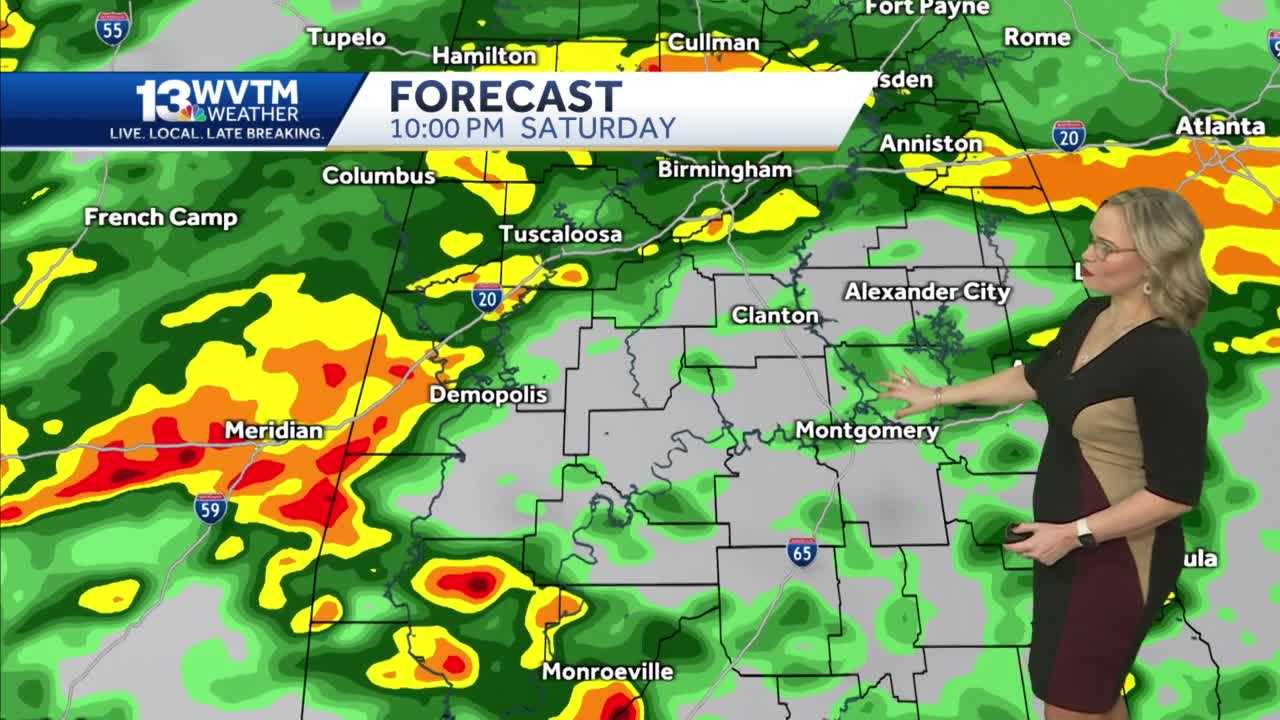 Intermittent Rain This Weekend, Impact Weather For Alabama Next Week ...