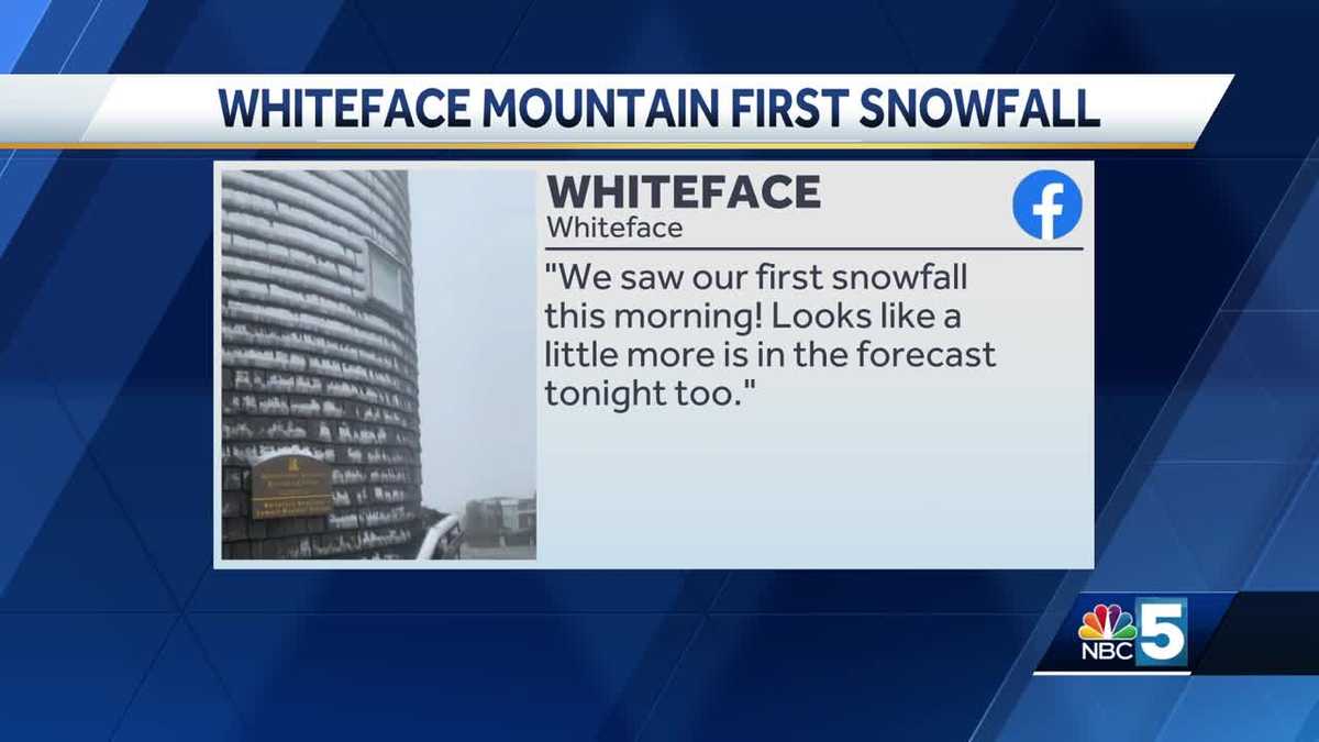 First snow of the season recorded in New York, New Hampshire