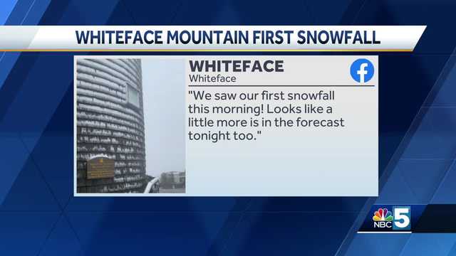 First snow of the season recorded in New York, New Hampshire - Vimarsana News