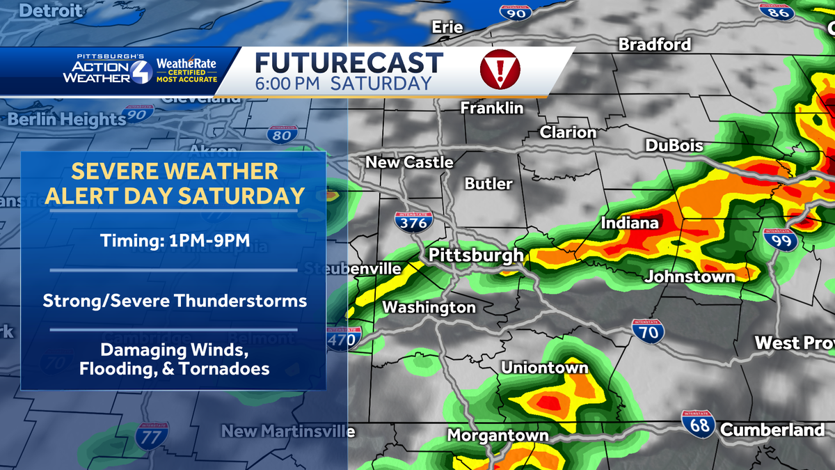 Severe Weather Alert Day: Damaging winds, flooding