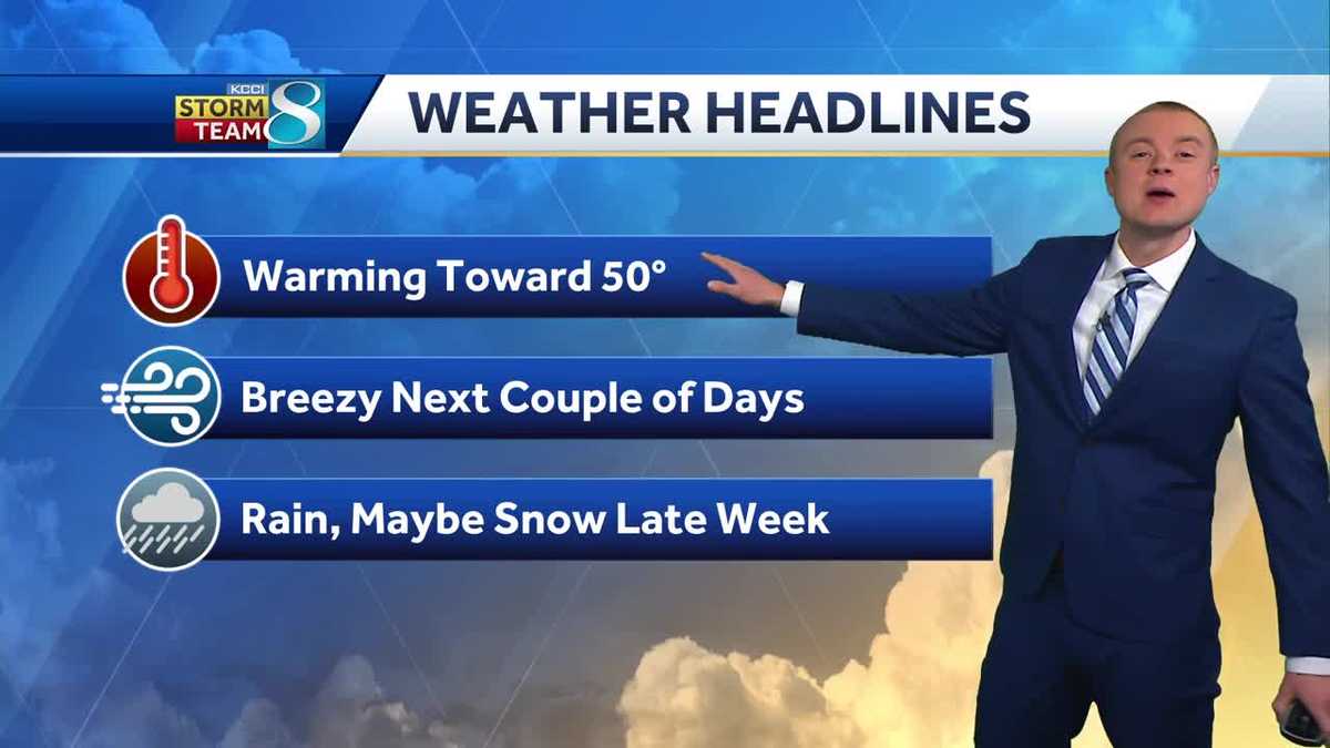 Des Moines Weather: Chilly Sunday, warming up this week