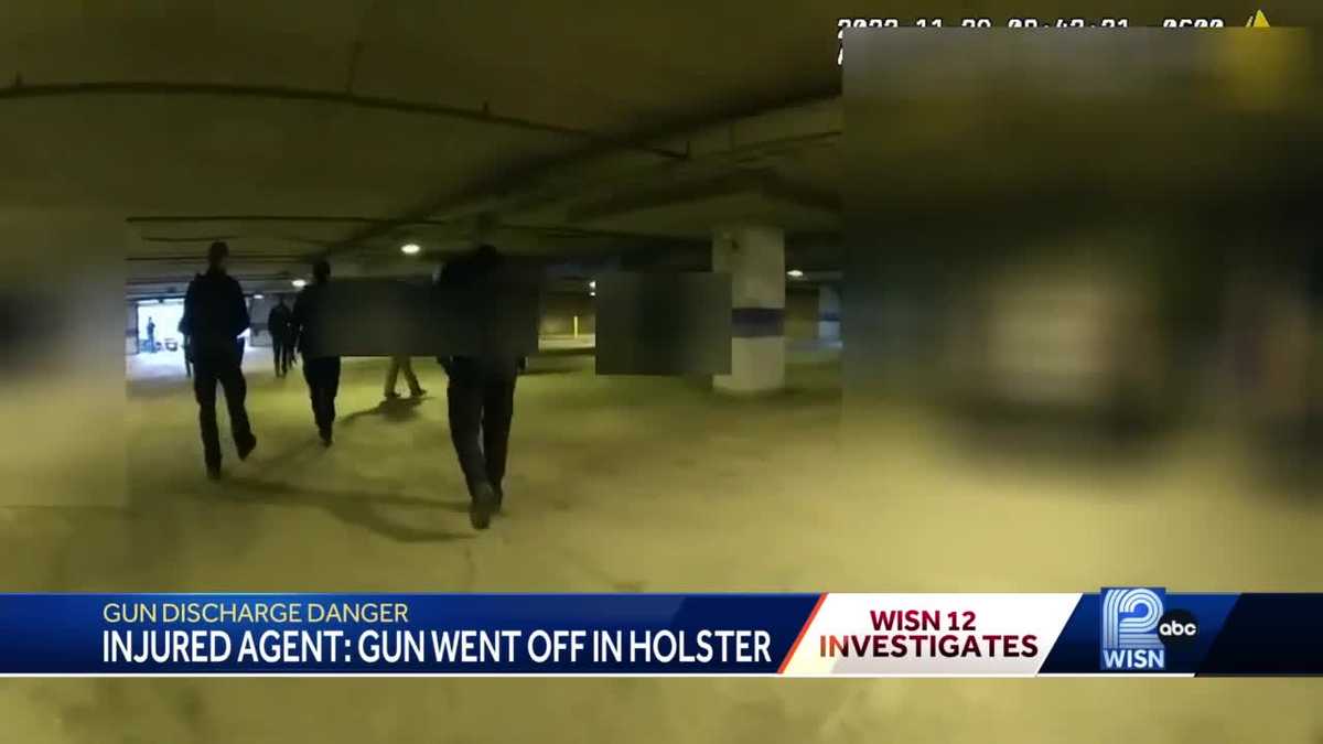 Controversial gun went off in its holster, injured federal agent said