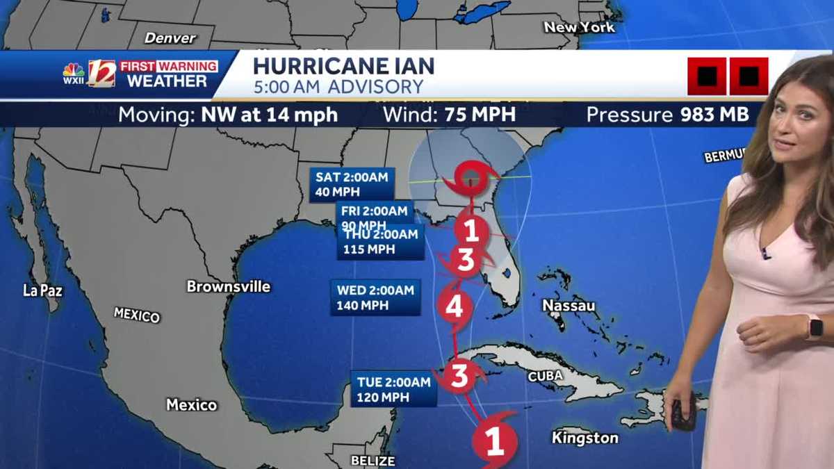 WATCH: Calm Weather To Start Week, All Eyes On Hurricane Ian