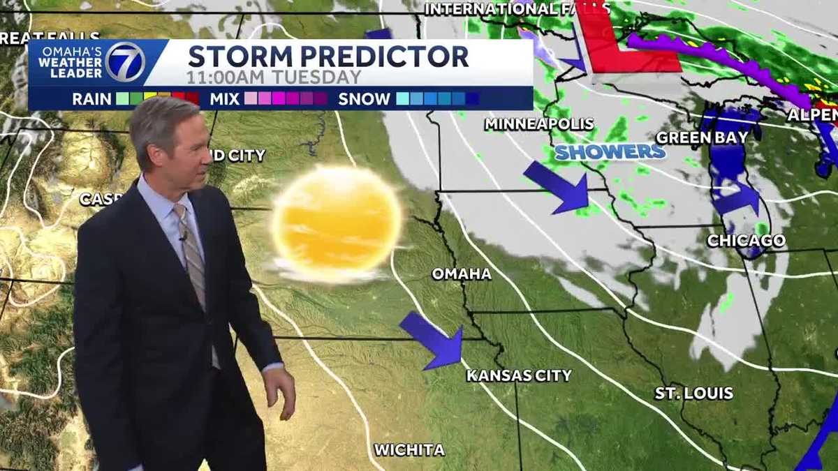 Fall weather coming Tuesday in Omaha, sunny, windy and cool