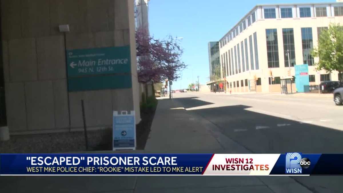 Police chief: 'Rookie mistake' led to safety alert on 'escaped' inmate