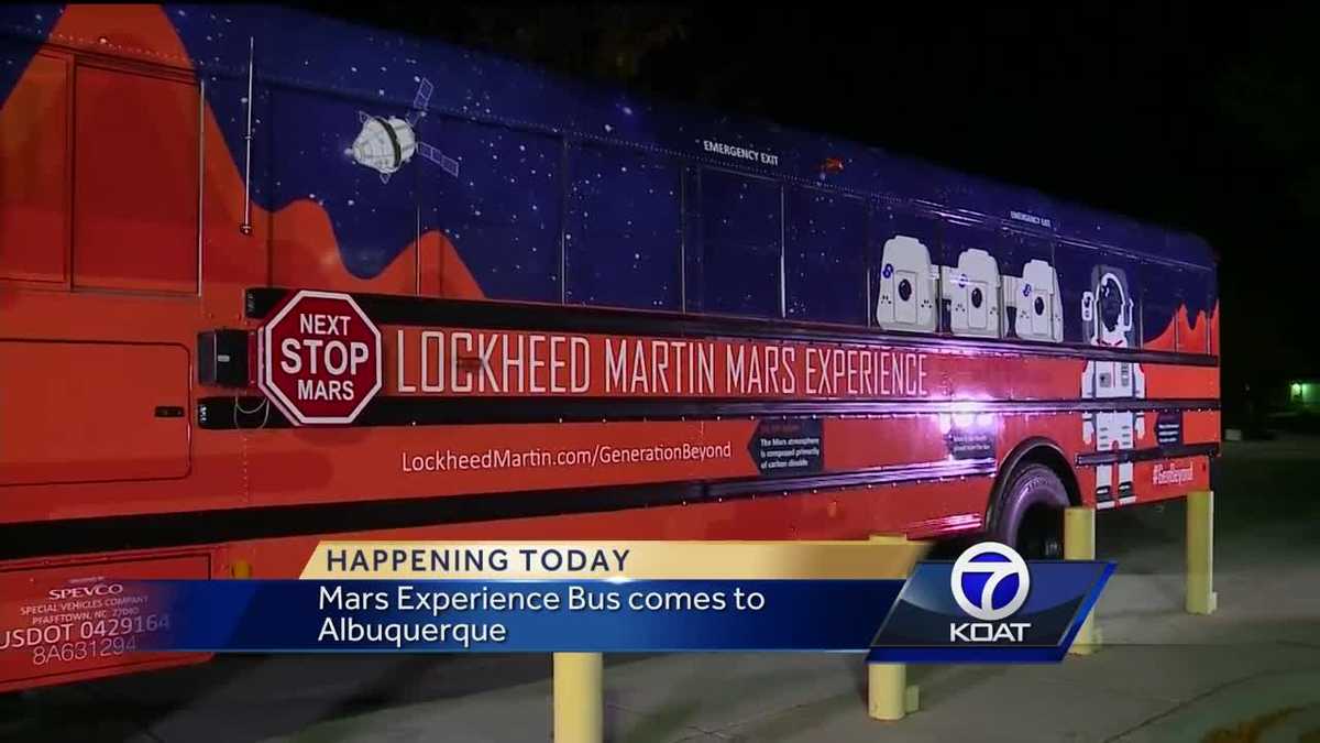 Mars experience bus coming to Albuquerque
