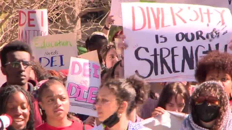 University of Louisville students protest over DEI program cuts