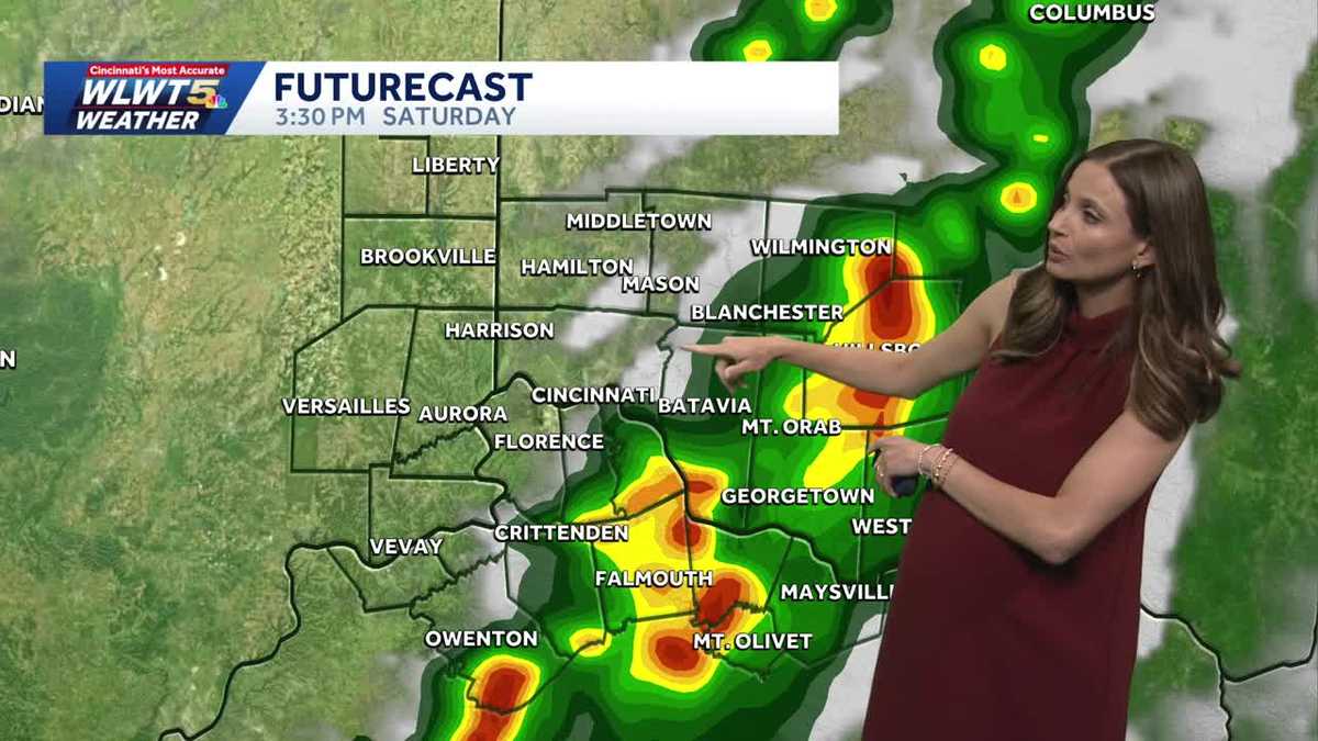 Timeline: Storms possible in Cincinnati Saturday