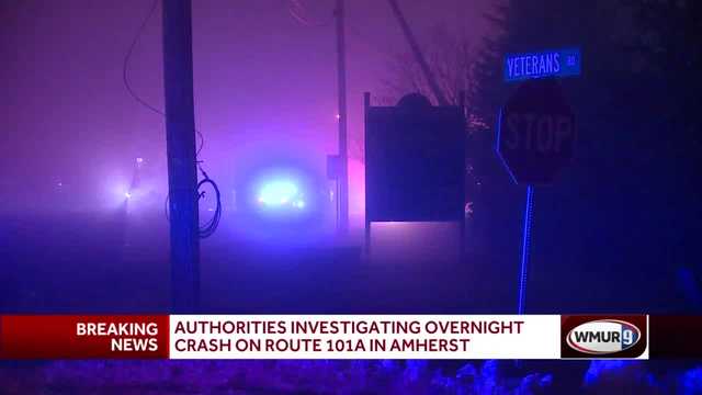 Amherst police investigate overnight crash - Vimarsana News